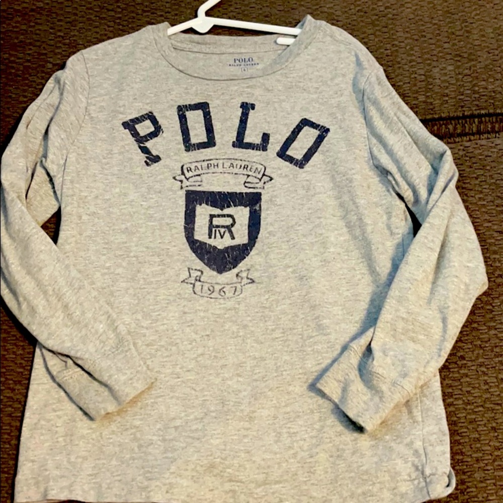 Polo long sleeve tee size 6
